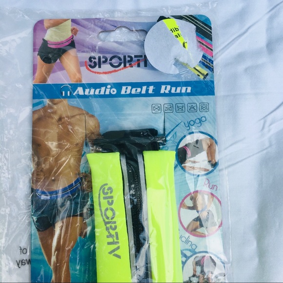 SPORT BELT HOLDS CELL PHONE AUDIO ACTIVE N… - Picture 2 of 9